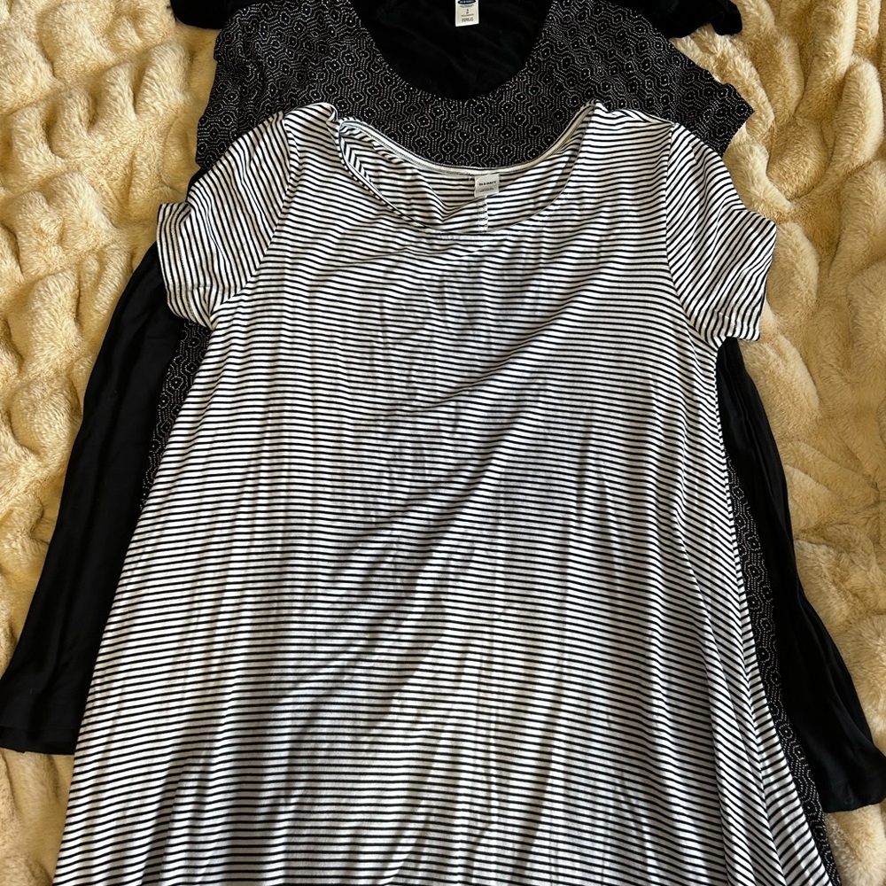 COPY - Striped Black and White Women's dresses
